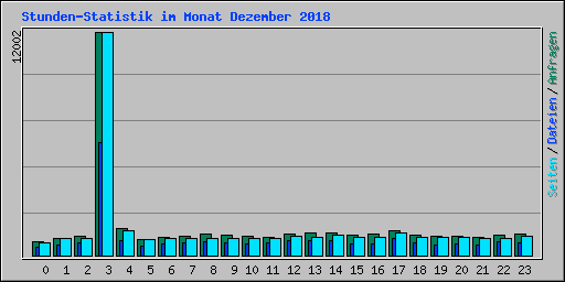 Stunden-Statistik im Monat Dezember 2018